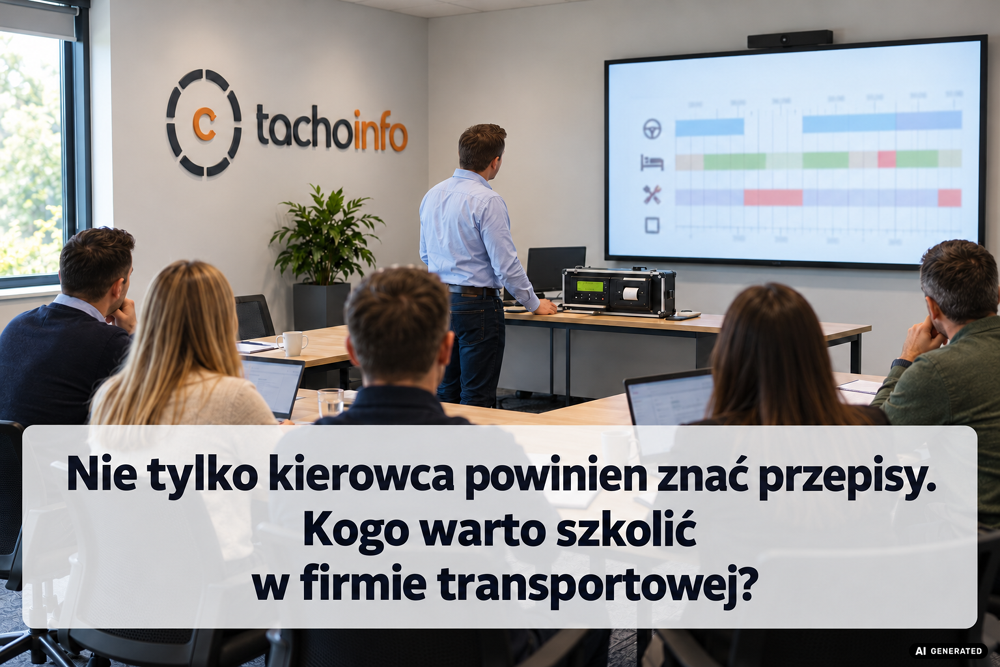 Nie tylko kierowca powinien znać przepisy. Kogo szkolić w firmie transportowej?